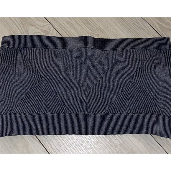 Auden Unlined Seamless Bandeau Bra Pullover Womens M Medium Gray - Picture 3 of 6